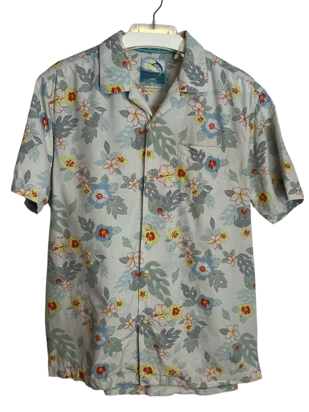 TOMMY BAHAMA Island Modern Floral Button Down Shirt - Size M - Tropical